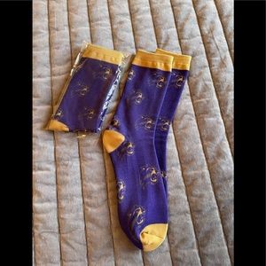 Western Carolina University Mens Socks - 2 pair Catamount